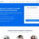 LeadPick - High Converting SaaS Landing Page Template